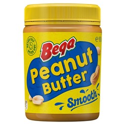 PEANUT BUTTER SMOOTH 470GM (6) # 2998 BEGA