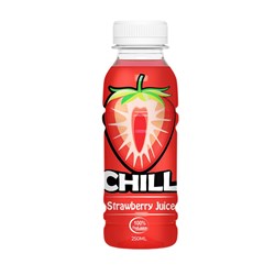 JUICE STRAWBERRY 100% (24 X 250ML) # 3002 CHILL FRUIT JUICE