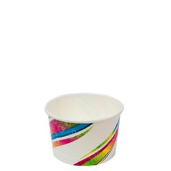 CUP PAPER ICECREAM 125ML MULTI COLOUR 50S(20) # C-DC9125 CAPRI