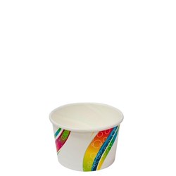 CUP PAPER ICECREAM 250ML MULTI COLOUR 50S(20) # C-DC9250 CAPRI
