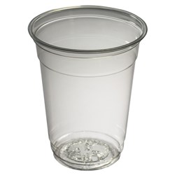 CUP 15OZ 425ML RECYCLED RPET CLEAR 50S(20) # EC-PET425 ENVIROCHOICE