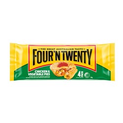 PIE CHICKEN & VEGETABLE (8 X 4 X 175GM) # 1002881 FOUR N TWENTY