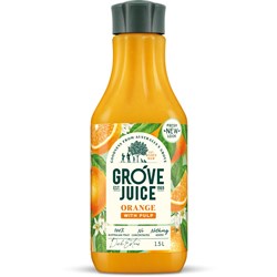 JUICE ORANGE WITH PULP 1.5LT (6) # 253635 GROVE JUICE