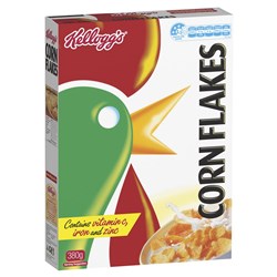 CEREAL CORNFLAKES 380GM(12) 12# 1005553722 KELLOGGS