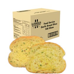 BREAD GARLIC SLICED 168S  # 106774 LA FAMIGLIA