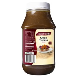 RELISH GREEN TOMATO 2.7KG(6) # 207006 MASTERFOODS