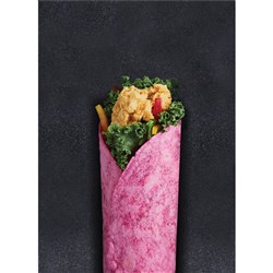 TORTILLA  WRAP BEETROOT  12" (12 X 6S) # 4544 MISSION FOODS