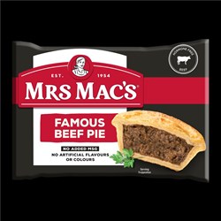 PIE FAMOUS BEEF HALAL CERT (24 X 175GM) # 12801 MRS MACS