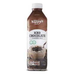 MILK CHOCOLATE ICED FLAVOURED PET (6 X 1L) # CH1000-B NIPPY'S