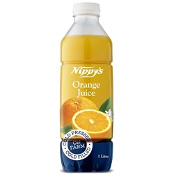 JUICE ORANGE NAS PET (6 X 1L) # OR1000 NIPPYS