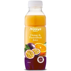JUICE ORANGE AND PASSIONFRUIT (12X450ML) # OP450 NIPPYS