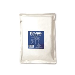 TUNA IN BRINE POUCH 1KG(10) # 216010 OCEANIA