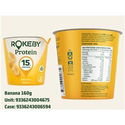 SNACK PROTEIN BANANA (12 X 160GM) # 1000177 ROKEBY