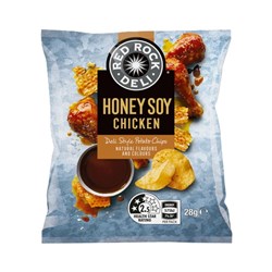 CHIPS HONEY SOY CHICKEN RED ROCK DELI (21 X 28GM) # 320003401 SMITHS