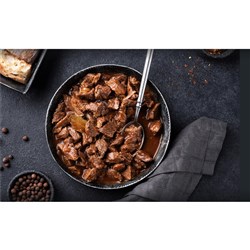 BEEF DICED SOUS VIDE FROZEN R/W APPROX 13KG CTN # 110 RIBS & ROAST