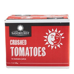 TOMATOES CRUSHED BLADDER 10KG # CRUSHED10KG SANDHURST