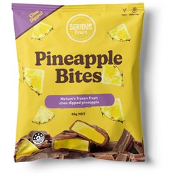 FRUIT BITES PINEAPPLE (36 X 65GM) # 2612 SERIOUS FRUIT BITES