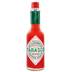 SAUCE RED PEPPER 60ML (72) 12 btls per inn 6 inn per ctn # 50093 TABASCO