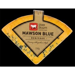 CHEESE MAWSON BLUE 250GM(14) # UDMB250 x 14 UDDER DELIGHTS