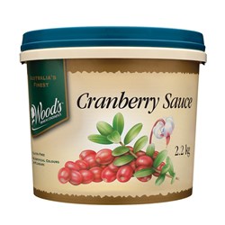 SAUCE CRANBERRY 2.2KG (2) # I02138 WOODS