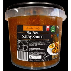 SAUCE SATAY NUT FREE 2KG(4) # SATAY02 WOMBAT