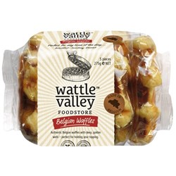 WAFFLES BELGIAN (12 X 5 X 55GM) # A0000988 WATTLE VALLEY