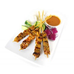CHICKEN SKEWERS SATAY REGULAR (50X 45GM)2.25KG (2) # 101560A HAKKA