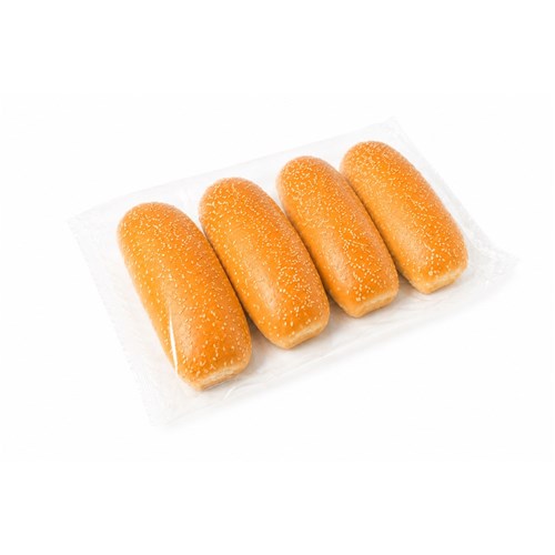 BREAD ROLL SEEDED MILK HOTDOG 7.5