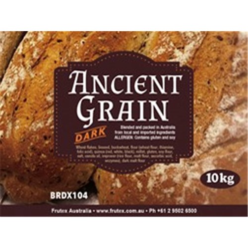BREAD MIX DARK ANCIENT GRAIN BREDX 10KG # BRDX104 MIRACLE CHEF