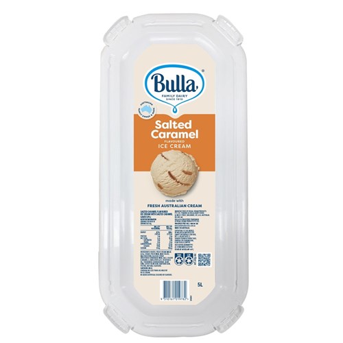 ICECREAM SALTED CARAMEL 5LT(2) # 5001534 BULLA