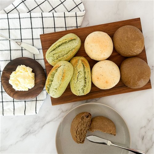 BREAD ROLL DINNER MIXED P/BAKE (120 X 55GM) # 11415 BAKERS MAISON