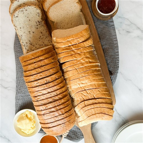 BREAD LOAF MULTI GRAIN GF (2 X 1.26KG) (4) # 11837 BAKERS MAISON