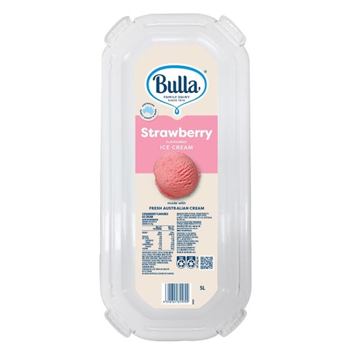 ICECREAM STRAWBERRY TRAY 5LT(2) # 5001535 BULLA