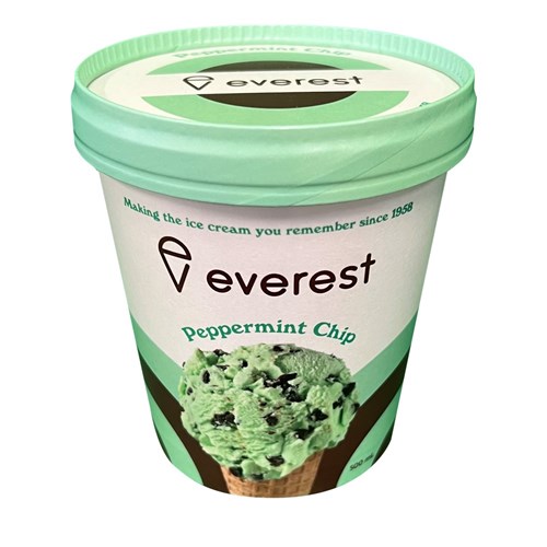 ICECREAM PEPPERMINT CHIP (6 X 500ML) # 18100219 EVEREST