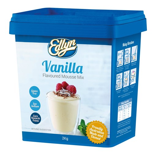 MOUSSE MIX VANILLA 2KG(2) # I02510 EDLYN