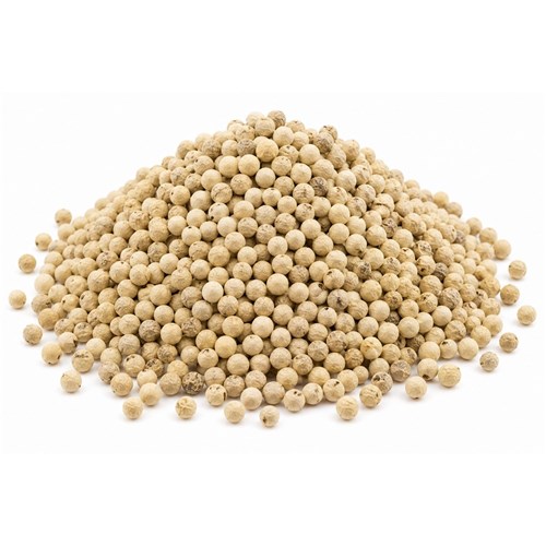 PEPPERCORN WHITE WHOLE 500GM (15) ILUKA