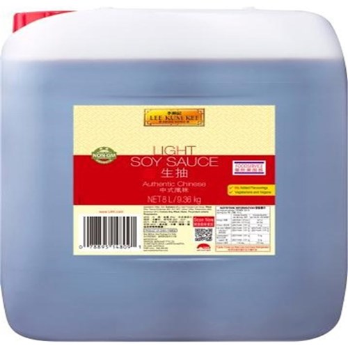 SAUCE SOY LIGHT 8LT (2) # ILSS8 LEE KUM KEE