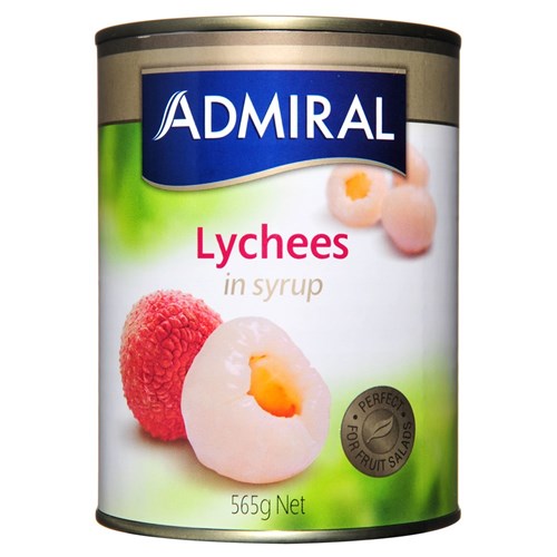 LYCHEES IN SYRUP 565GM(6) # 2511674 ADMIRAL