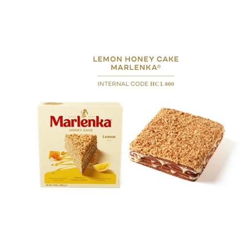 CAKE LEMON HONEY (6 X 800GM) # HC L 800 MARLENKA