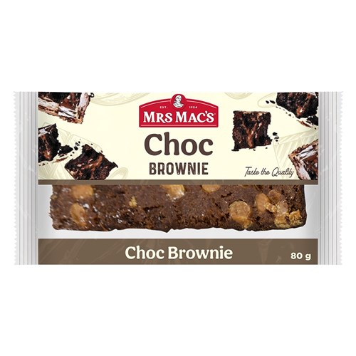 SLICE CHOC BROWNIE 12S # 79103 MRS MACS