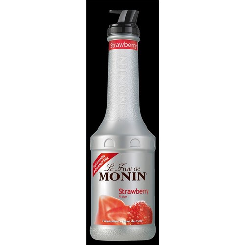 PUREE STRAWBERRY FRUIT 1LT(4) # 75206 MONIN