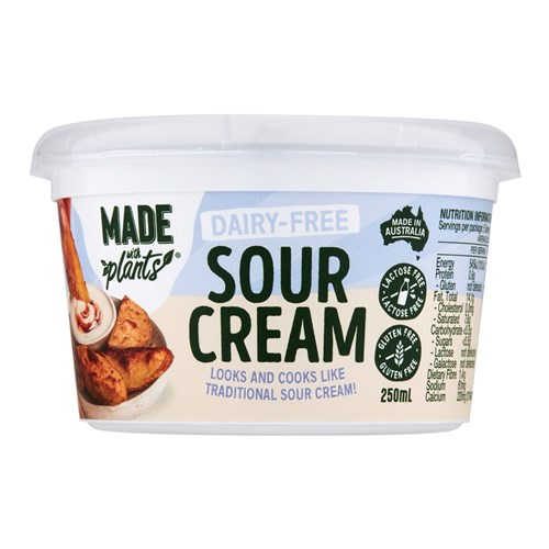 CREAM SOUR DF (9 X 250ML) # 1-03-01-01 MADE WITH PLANTS