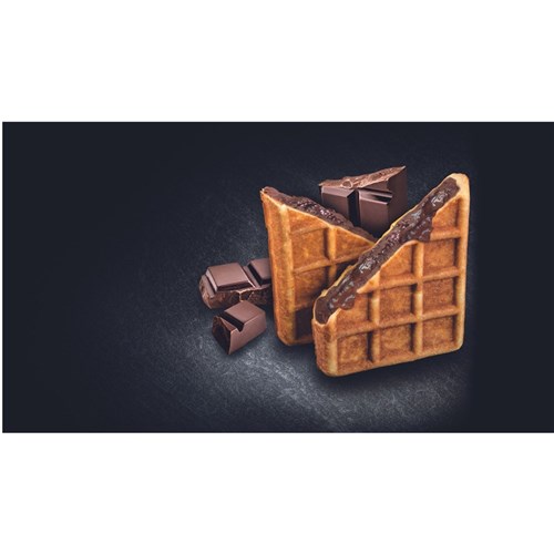 WAFFLES FILLED BELGIAN CHOC (48 X 80GM) # 2020 MAGIC WAFFLES