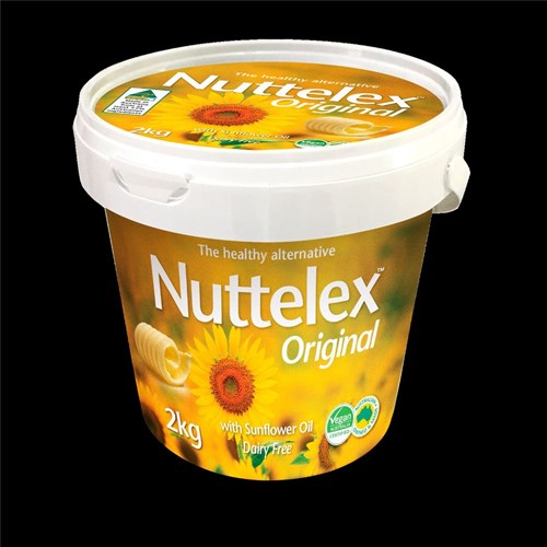 MARGARINE NUTTELEX 2KG (4) # NLX-ORG-2KG-0012 NUTTELEX