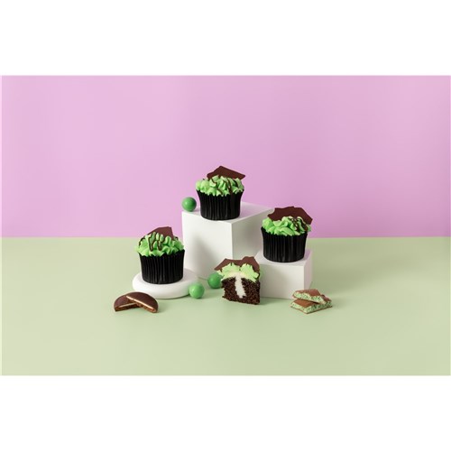 CUPCAKES FILLED MINTED DARK CHOC (8 X 112GM)(6) # 1-789 PRIESTLEYS