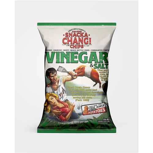 YC CHIPS VINEGAR KETTLE (12 X 150GM) SNACKACHANGI TO CHI