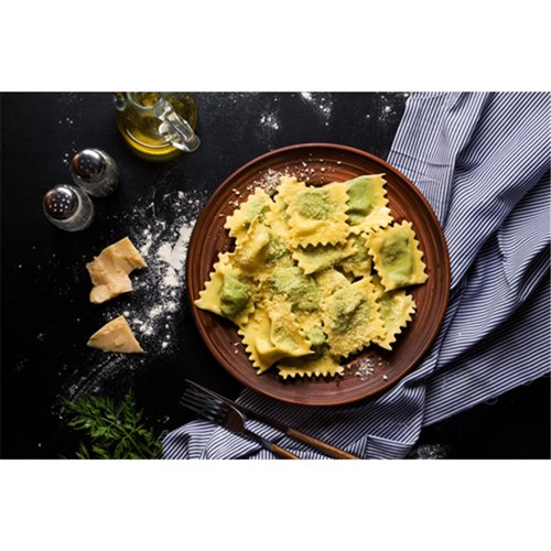 RAVIOLI SPINACH & RICOTTA 1KG (5) # 710062 CASA DELLA PASTA