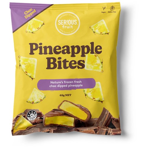 FRUIT BITES PINEAPPLE (36 X 65GM) # 2612 SERIOUS FRUIT BITES