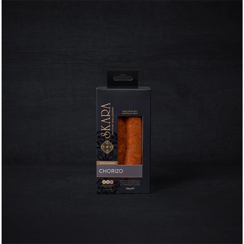 CHORIZO SMOKED (8 X 200GM) SKARA SMALLGOODS