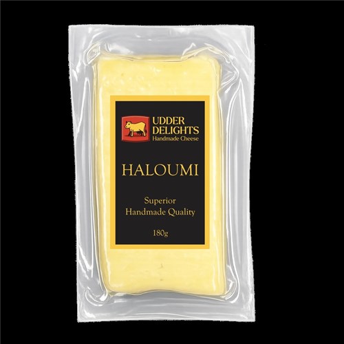 CHEESE HALOUMI 180GM(8) # UDH180g x 8 UDDER DELIGHTS